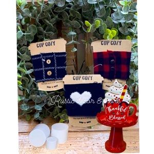 Cup Cozy Set  of  3